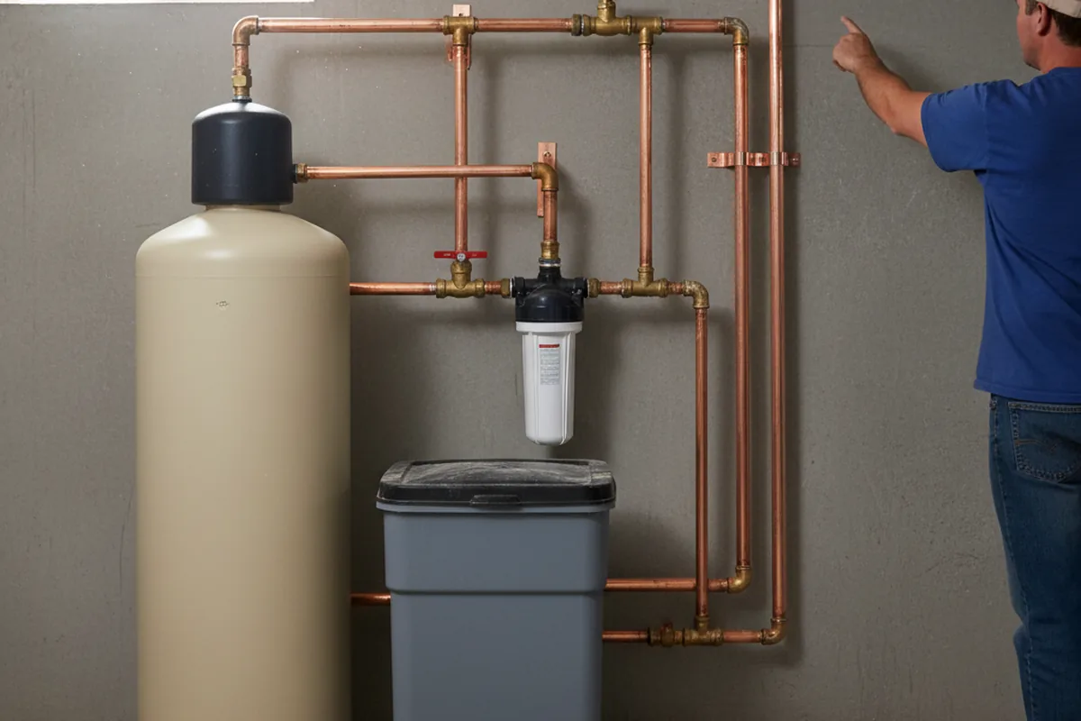 Whole-house water treatment system installed in Vernon Center